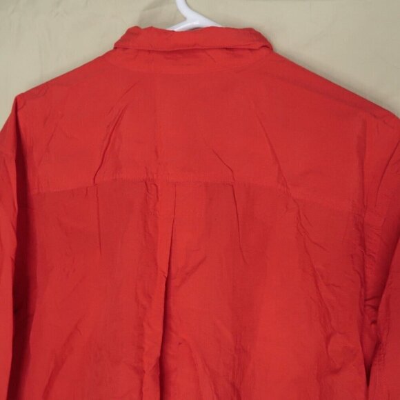 Vintage 80s Catalina Windbreaker Jacket Full Zip Red Nautical Women's Size XL - Picture 12 of 14